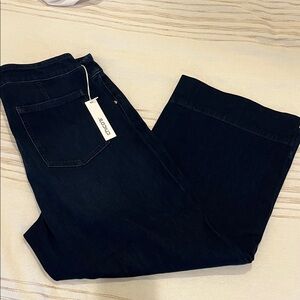 Chico's Black Wide-Leg Jeans
